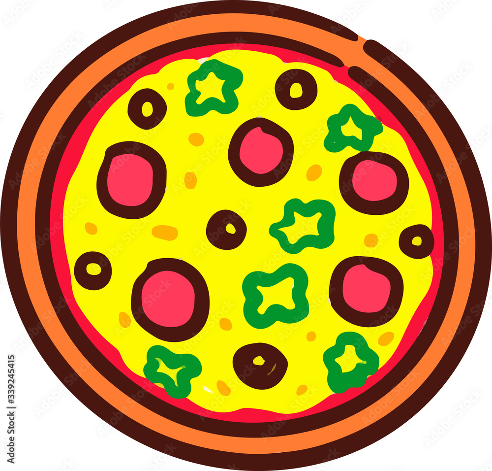 Fototapeta premium ピザ