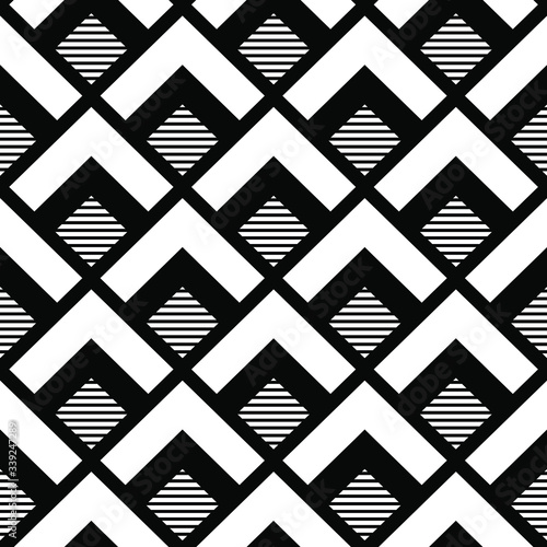 Art deco geometric pattern design