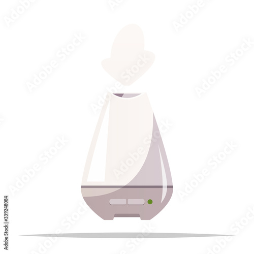 Essential oil diffuser vector isolated illustration