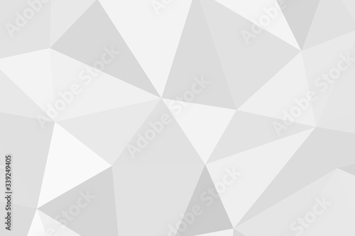 Grey silver abstract polygonal background. Applicable for cover design, invitations, presentations, flyers, posters, business cards. Contemporary art. Vector illustration EPS 10. © Yuriy
