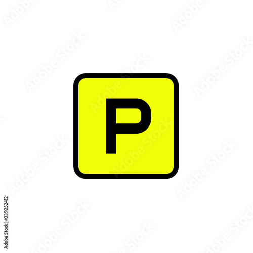 traffic signs vector icon design on white background Perfect for traffic signs