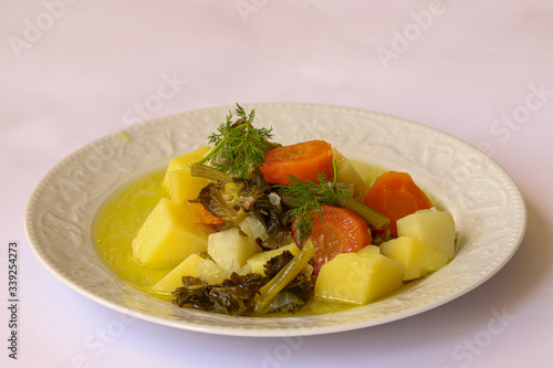 Turkish style celery dish / Apium graveolens dish