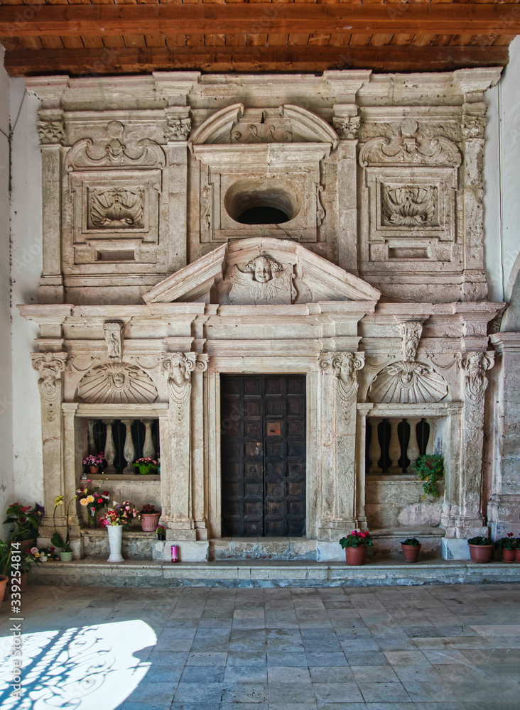 Church of Our Lady of Grace by Aiello Calabro, Italy.