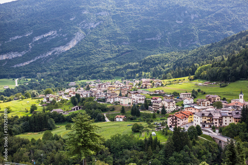 View of Cavedago, Trentino on a Sunny Day