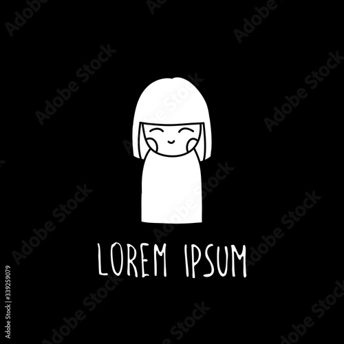 kokeshi doodle icon