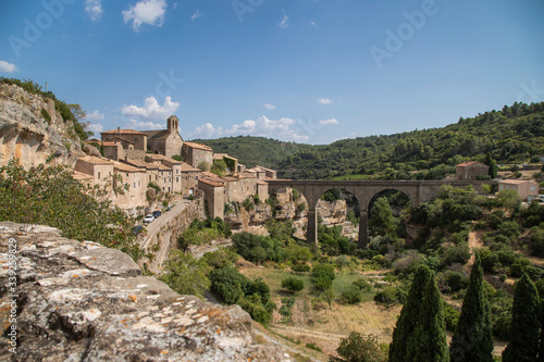 The city of Minerve in Languedoc, France
