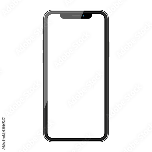 Foto New High Detailed Realistic Smartphone Iphone X