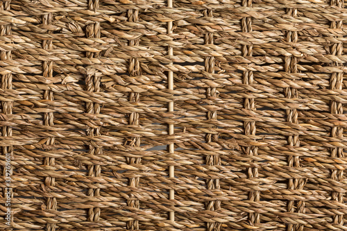 Tableau sur toile Braided esparto grass ropes forming a flat surface for different uses