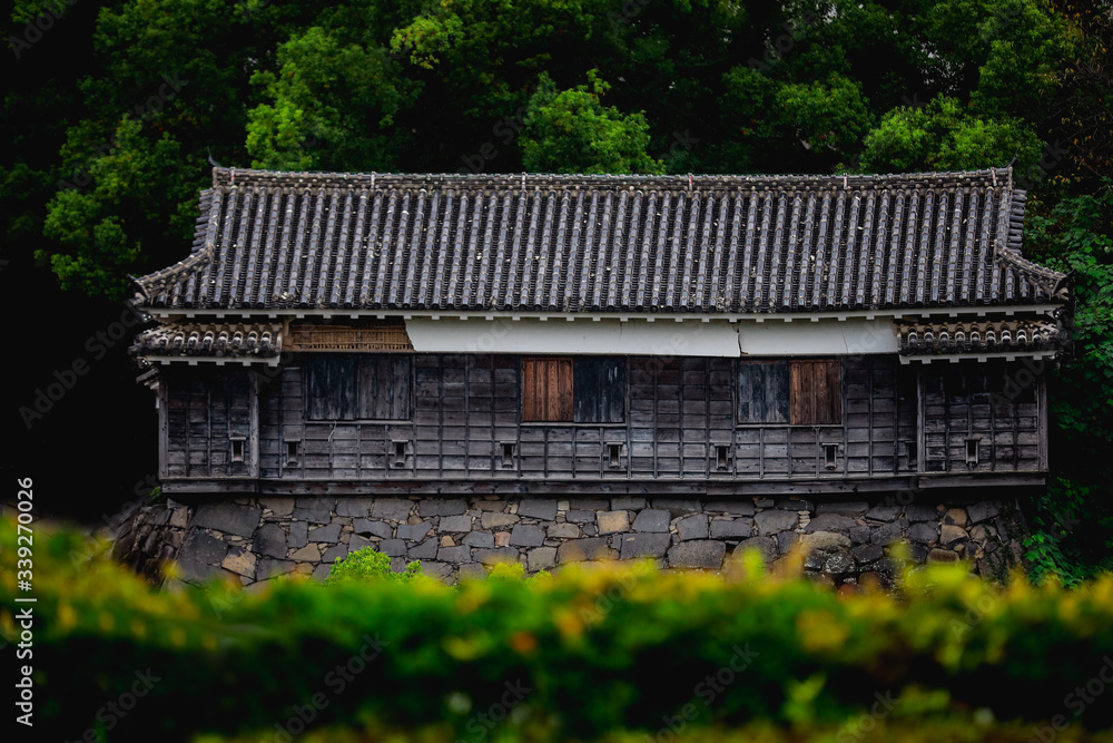 Beautiful ancient house near around  Kumamoto castle ,Japan