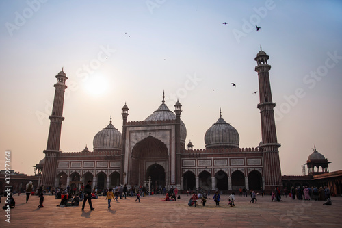 Jama Masjid mosque in New Delhi, India