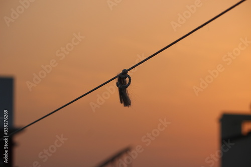 crane at sunset © Rakib