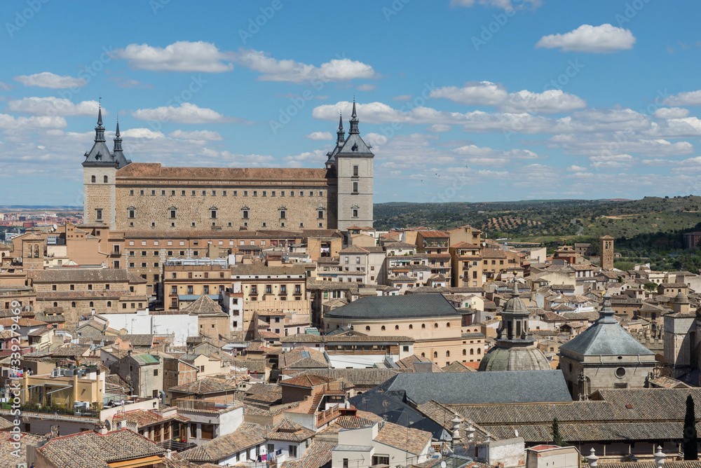 Obraz premium The Alcázar de Toledo is a fortification, located in the highest part of the city