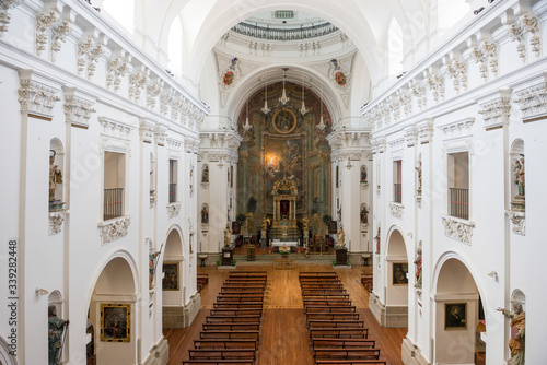 Toledo / Spain. 04/24/2016.Interior of the Church of San Ildefonso, Toledo