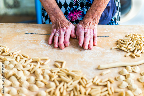 Making Orecchiette