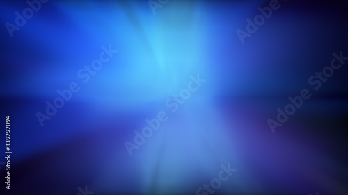 Blue Rays of Light Shine Explosion Motion Abstract Background