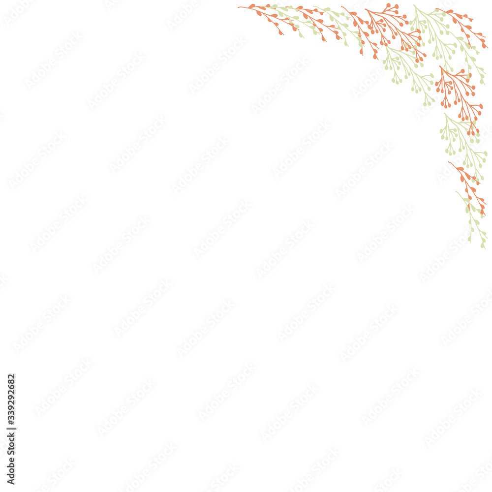 Beautiful picture with colorful frame on white background for decorative design. Retro card. Decoration element. Vintage holiday decor. Beautiful picture with colorful frame on white background for decorative design. Retro card. Decoration element. Vintage holiday decor.