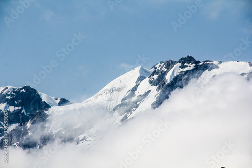 snow-covered mountains in Alaska 