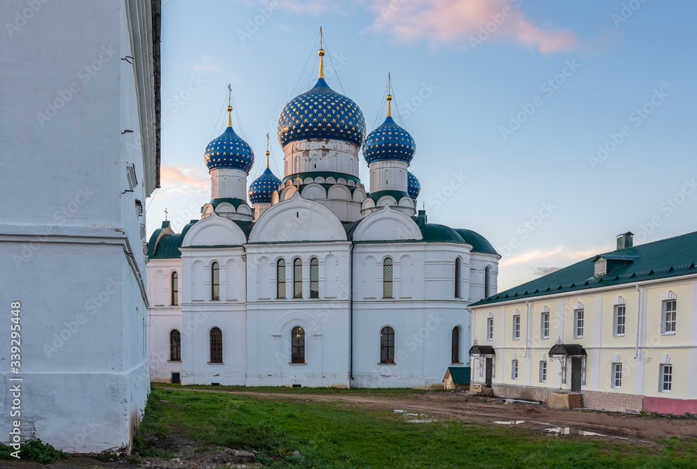 The Epiphany Cathedral in the ancient Russian town of Uglich. Bogoyavlensky Convent.