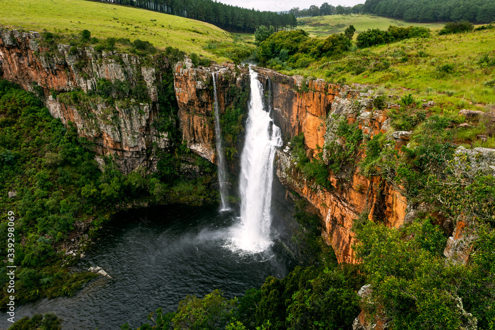Beautifull Berlin Falls on the panorama route in South Africa