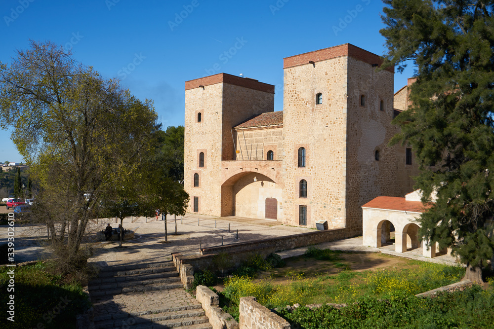 Badajoz beautiful arabic castle with garden in Spain