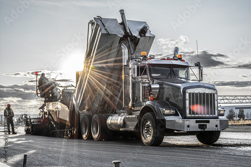 Road Work Paver