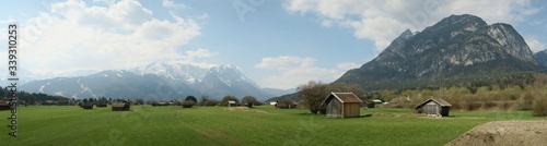 Fototapeta Panorama bei Garmisch