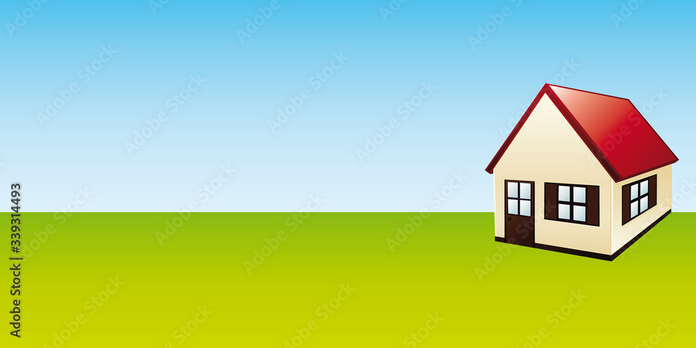 Real estate banner. For sale or for rent dream house. Vector illustration. Real estate banner. For sale or for rent dream house. Vector illustration.