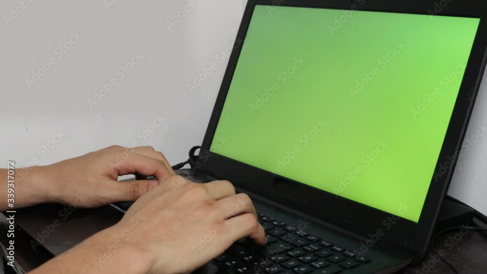 hands typing on the computer hands typing on the computer