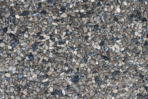 Wallpaper Mural Crushed rubble and stones, granite chips closeup. Rough granular surface, gravel texture as an abstract background for your design Torontodigital.ca