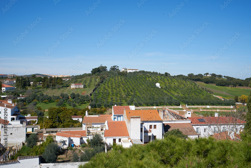 Vila Vicosa castle view in alentejo, Portugal Vila Vicosa castle view in alentejo, Portugal