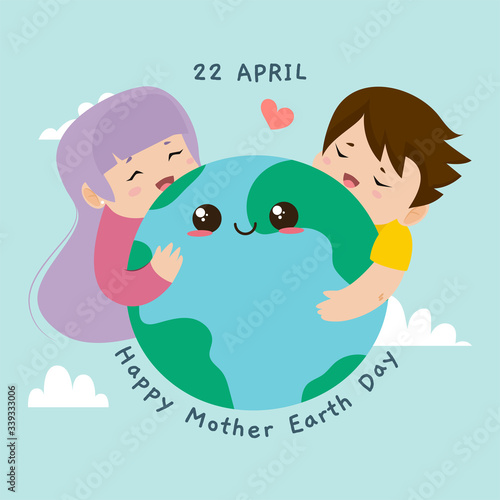 Happy mother earth day card
