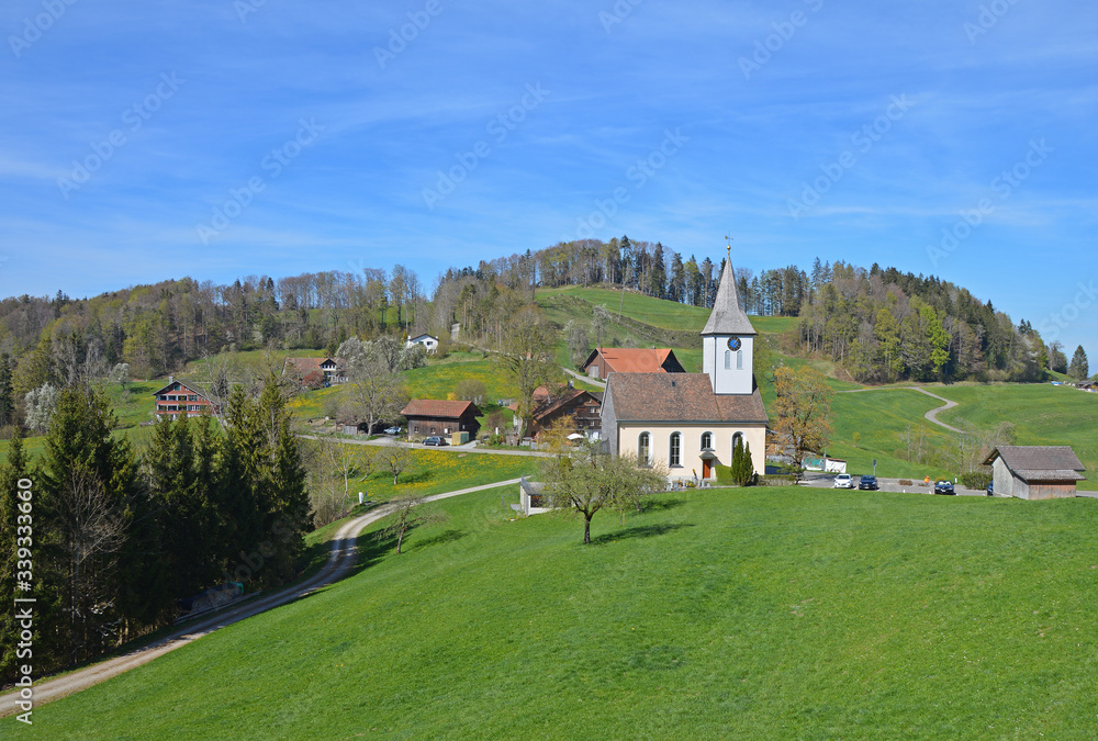 Der Weiler Sitzberg, Gemeinde Turbenthal, Kanton Zürich Der Weiler Sitzberg, Gemeinde Turbenthal, Kanton Zürich