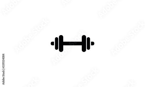 Dumbbells icon isolated on white background