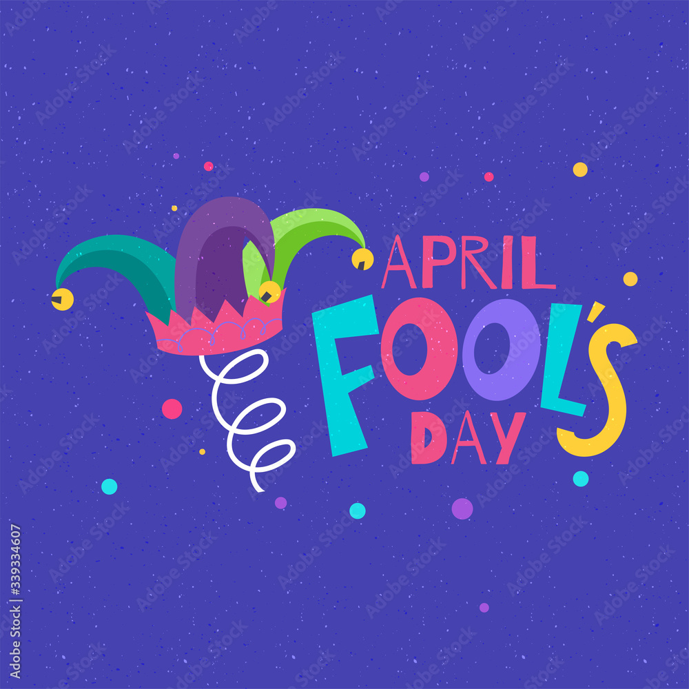 Fototapeta premium April fools poster