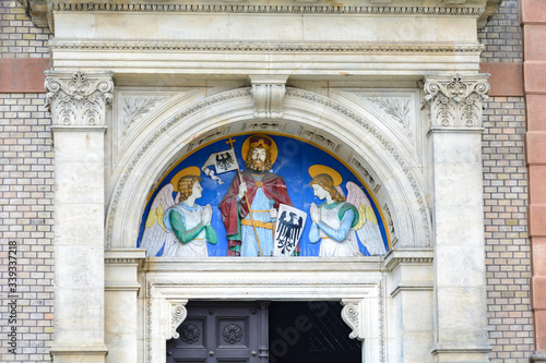 Church of St. Wenceslas on Smichov. Prague. Czech Republic.