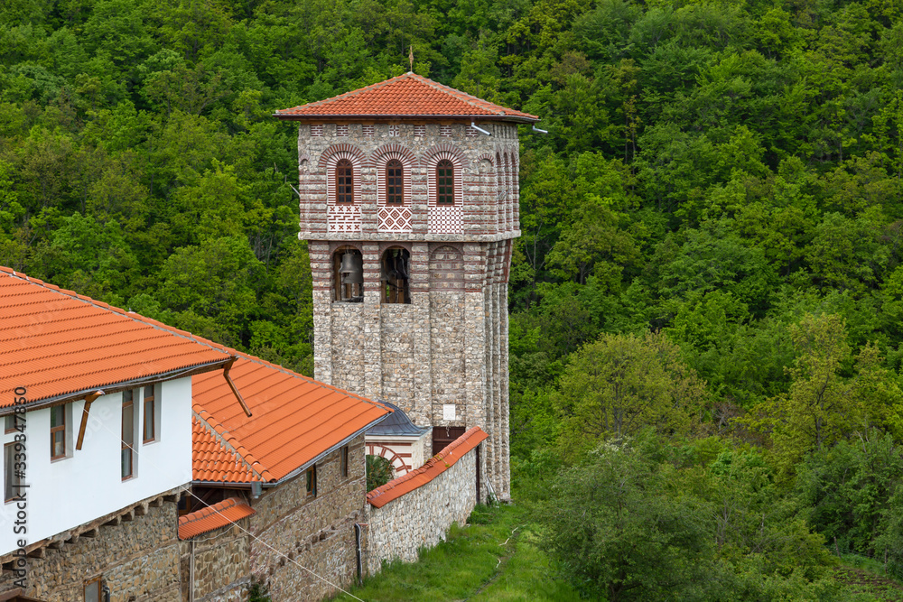 Obraz premium Medieval Tsarnogorski (Gigintsy) monastery, Bulgaria
