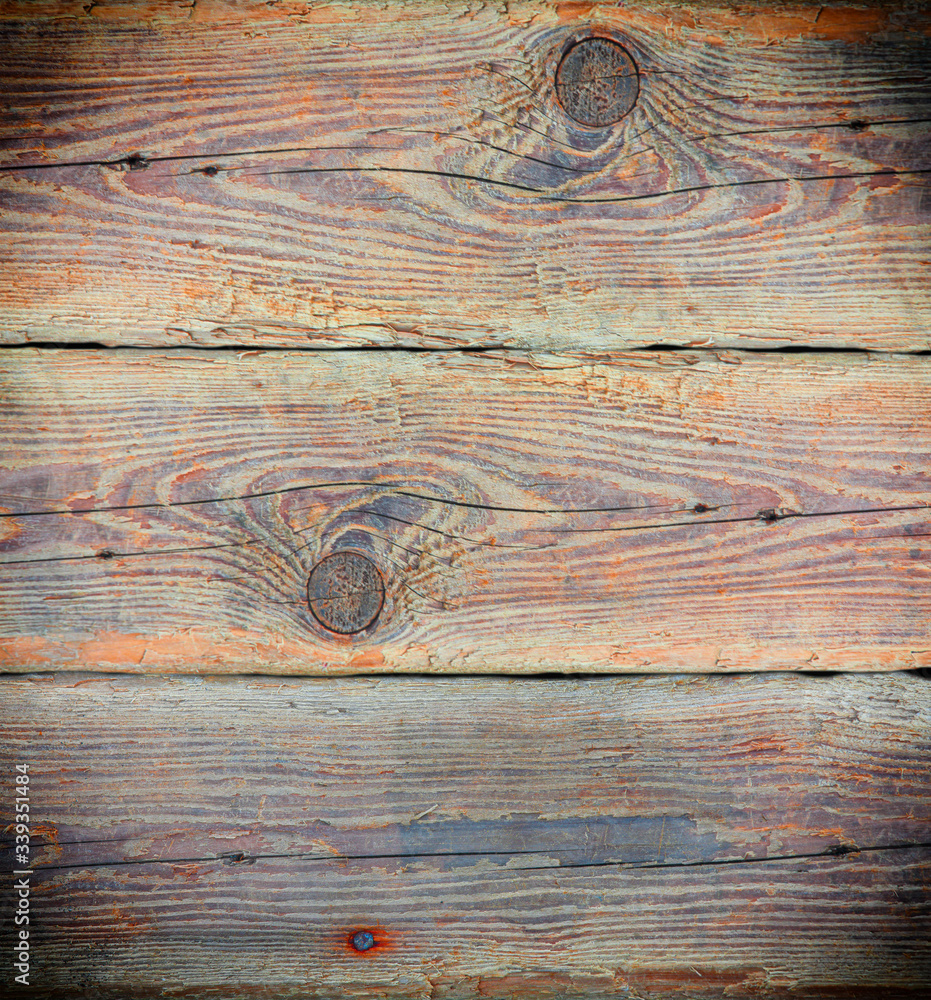 Fototapeta premium old wooden texture background, close-up.