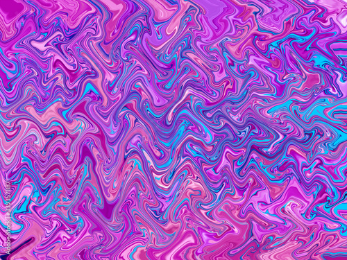 Marble effect painting. Abstract background with liquid paint. 
