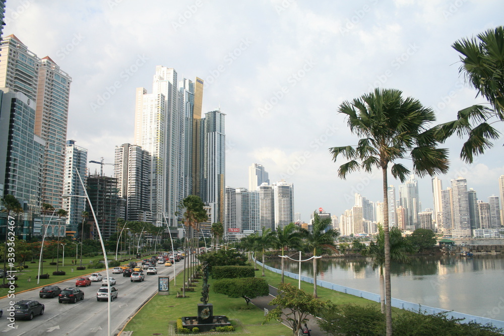 Fototapeta premium Parte de la Cinta Costera de Panama