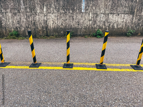 yellow line on the road