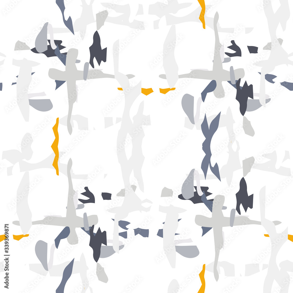 Fototapeta premium Hand Drawn, Paint Texture. Shibori Ornament. 