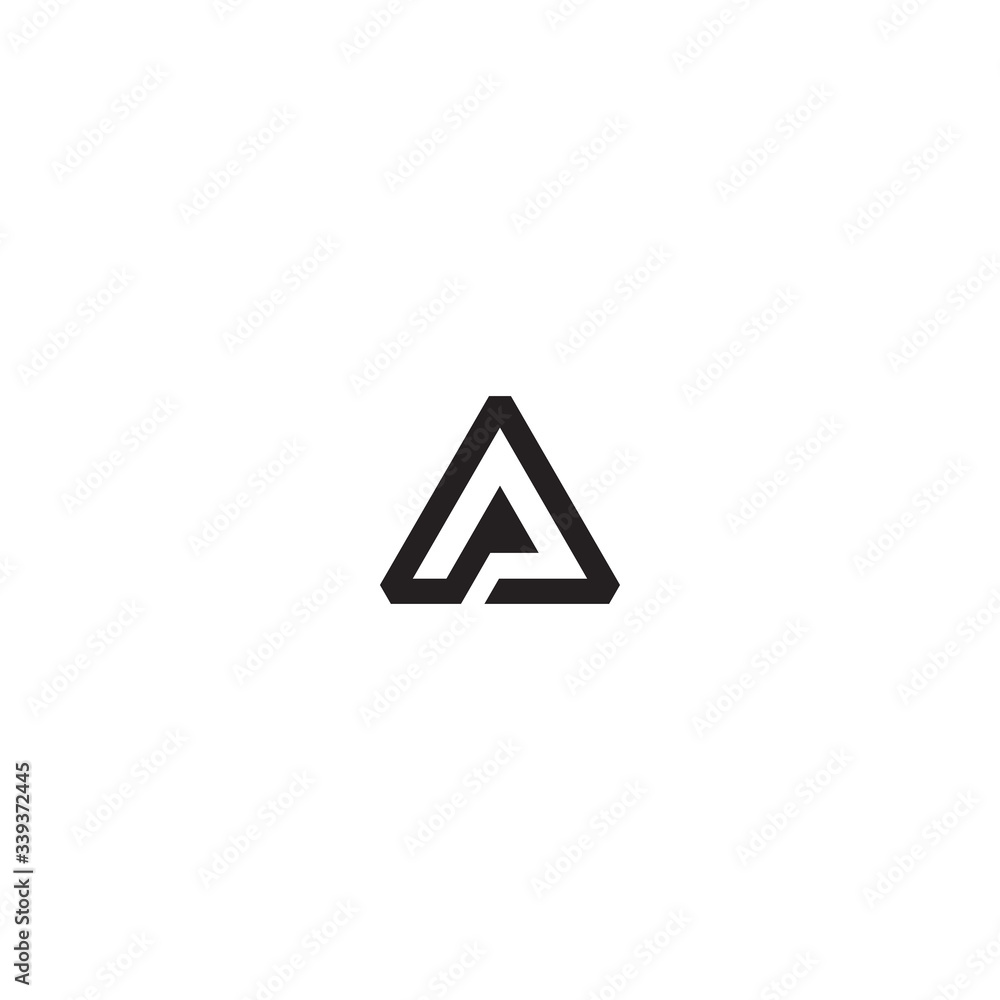 Variation A logo vector for brand or identity with line art style Variation A logo vector for brand or identity with line art style
