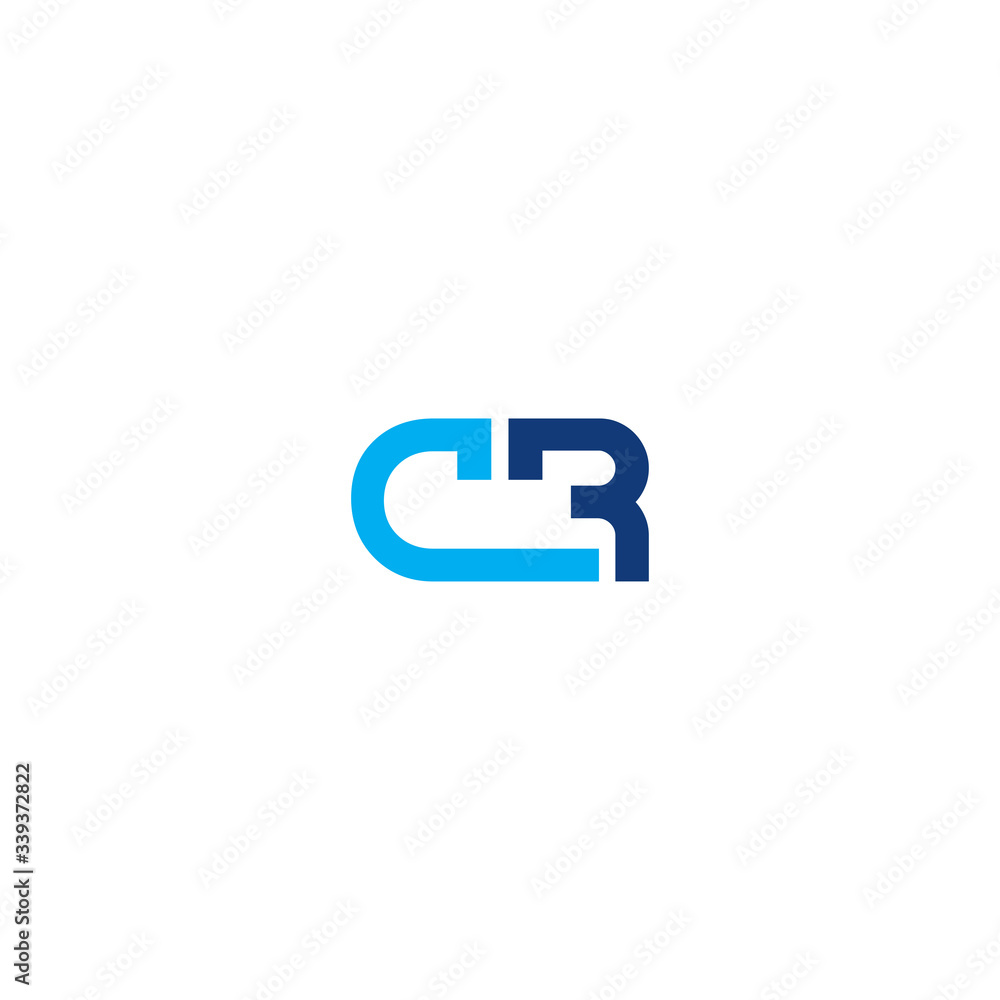 CR logo vector for brand or identity CR logo vector for brand or identity