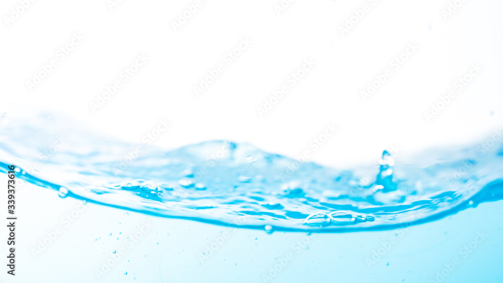 Water splash and ripple isolated on white background Water splash and ripple isolated on white background