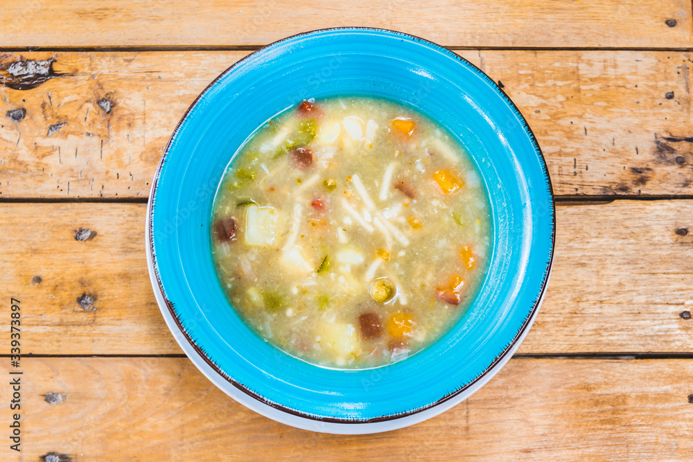 Sancocho, a tipycal colombian soup Sancocho, a tipycal colombian soup