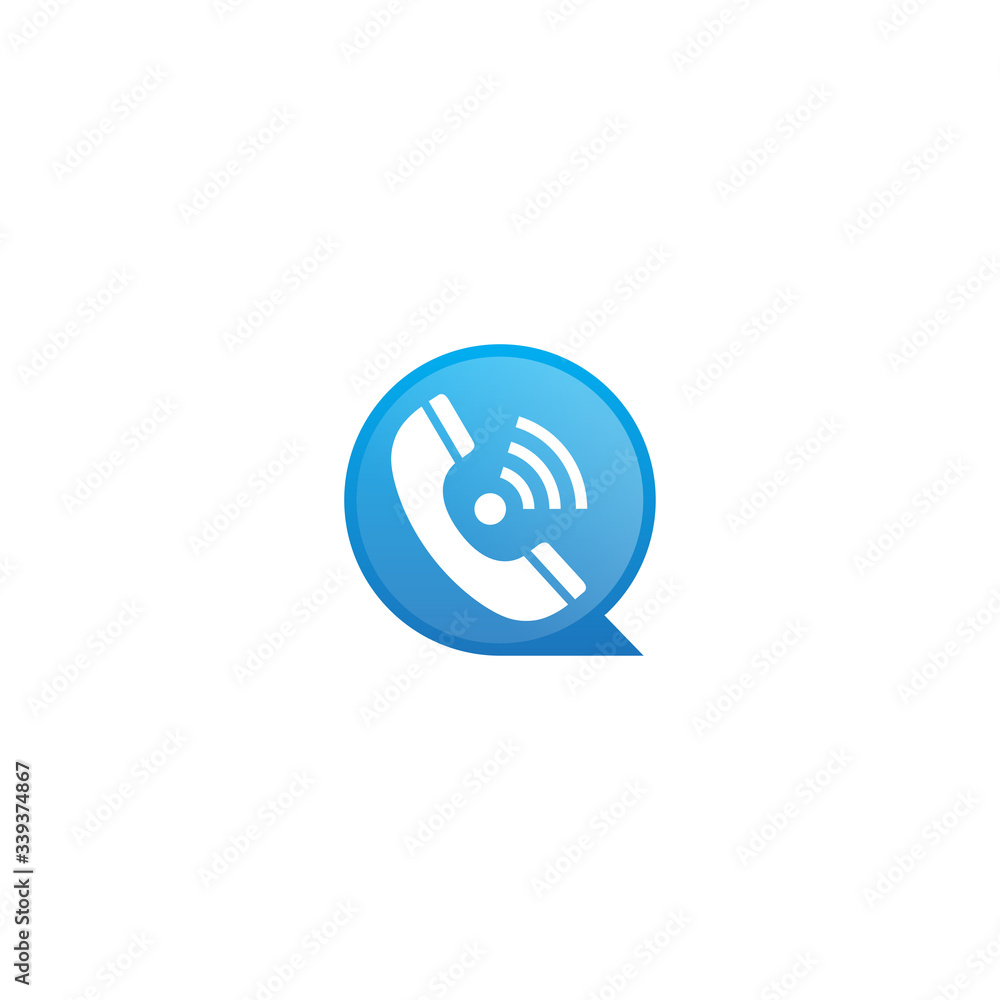 App icon vector for internet call App icon vector for internet call