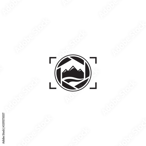 Photograph Hunting logo vector for brand or identity