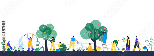 Garden work concept