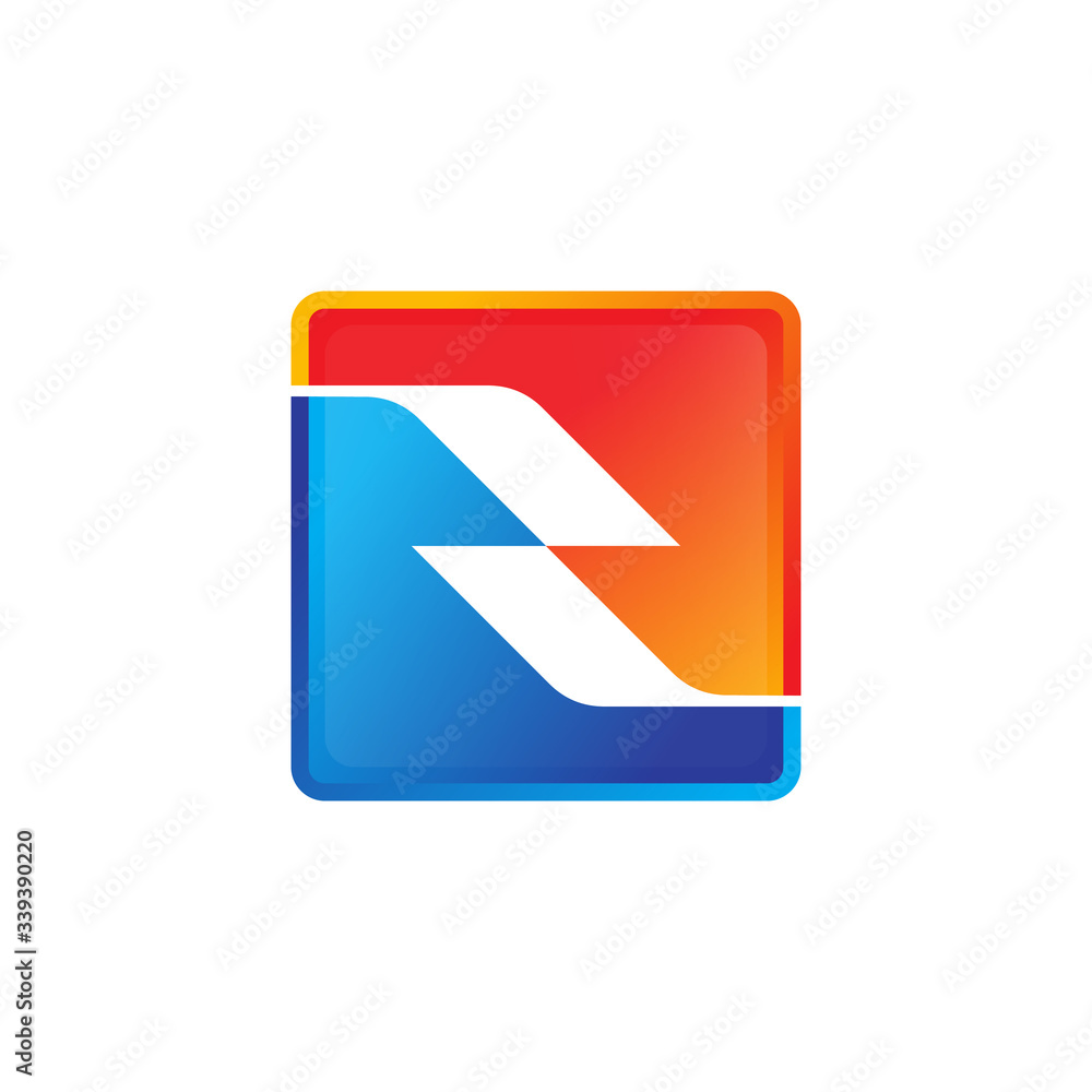 Letter R tech logo Letter R tech logo