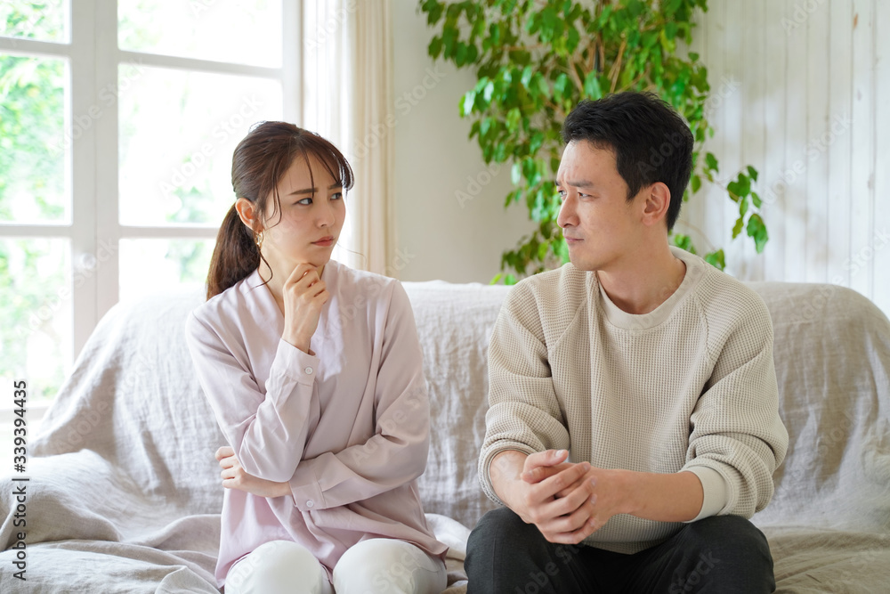 アジア人　カップル,夫婦のポートレート